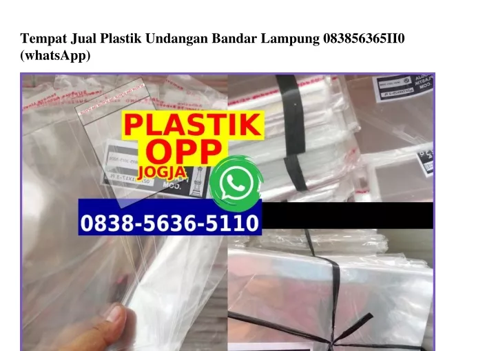 tempat jual plastik undangan bandar lampung