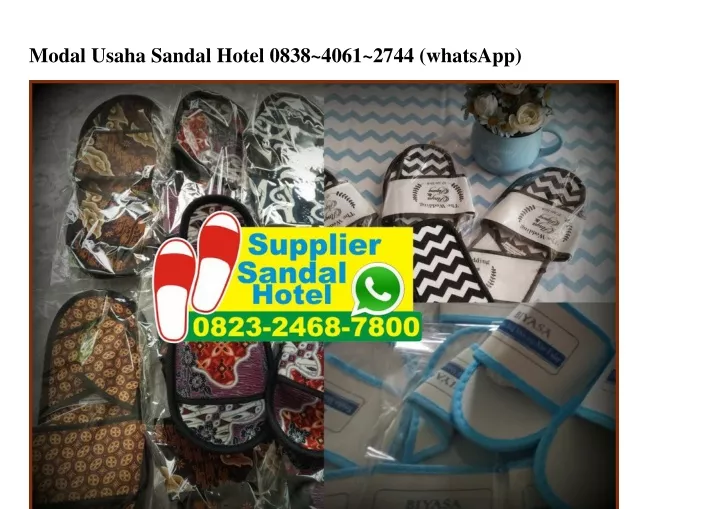 modal usaha sandal hotel 0838 4061 2744 whatsapp