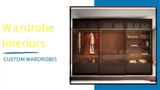 Wardrobe Interiors For Custom Wardrobes