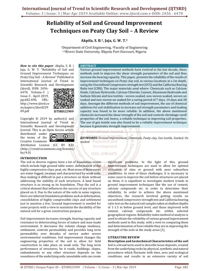 international journal of trend in scientific