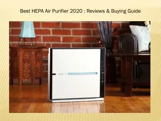 Best HEPA Air Purifier 2020