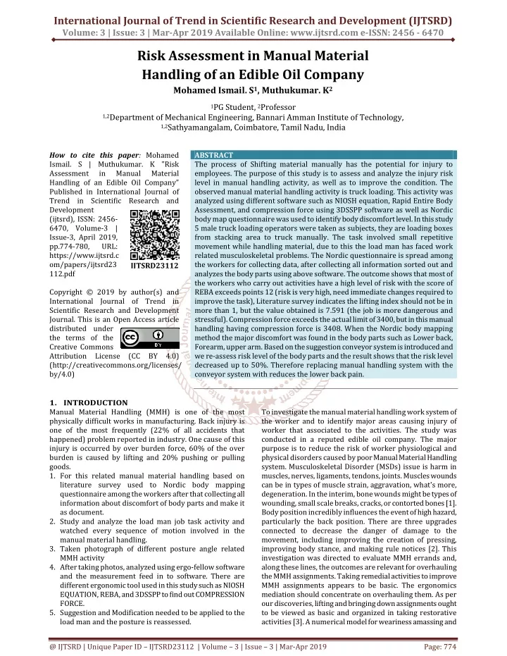 international journal of trend in scientific