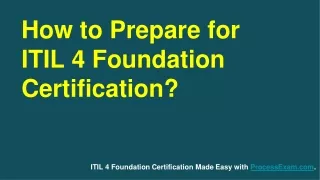 Latest | ITIL 4 Foundation Certification Exam | PDF