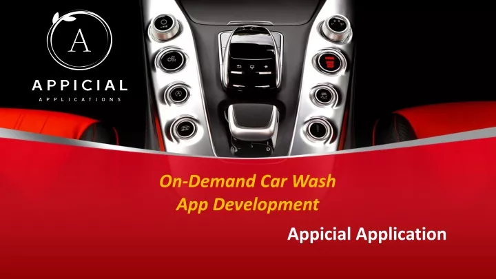 on demand car wash app development