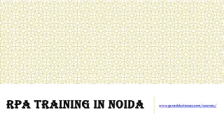 rpa training in noida