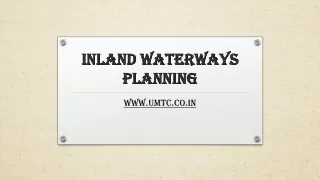 Inland waterways Planning