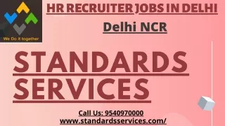 HR Recruiter Jobs in Delhi