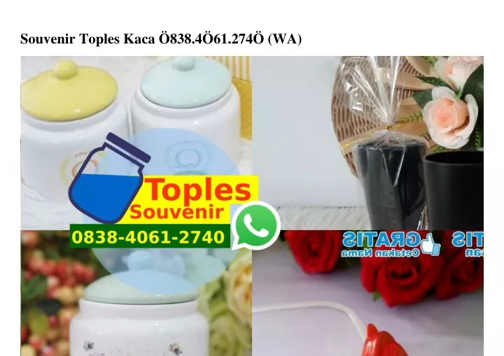 souvenir toples kaca 838 4 61 274 wa