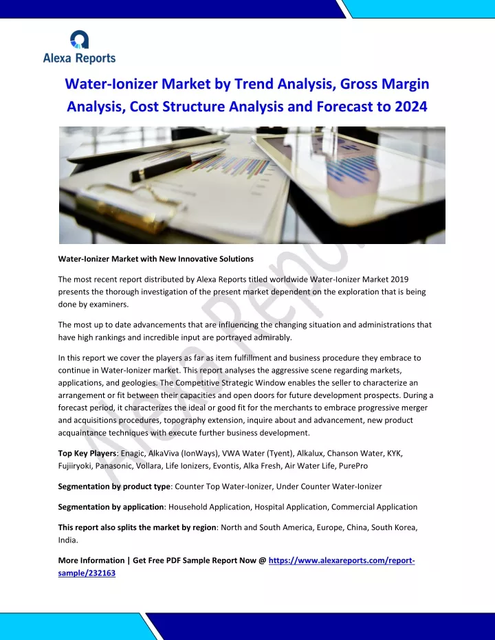 water ionizer market by trend analysis gross