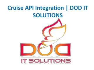 cruise api integration dod it solutions