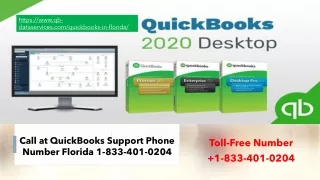 Call at QuickBooks Support Phone Number Florida 1-833-401-0204
