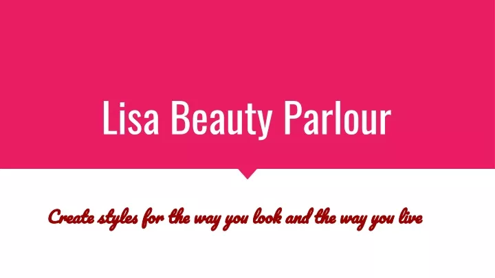 lisa beauty parlour