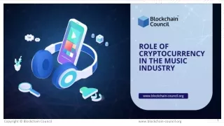 Role of Cryptocurrency in the music industry
