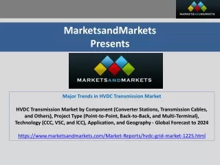 Major Trends in HVDC Transmission Market