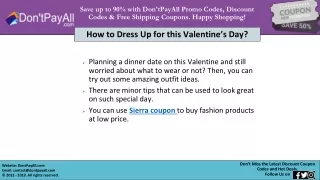 Save 30% on Clothes Online with Sierra Coupon and Promo Codes