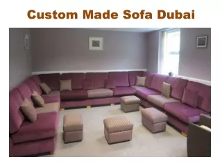 Buy Custom Made Sofa Dubai