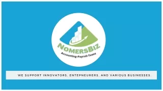 Accounting Services for small business & Startups - NomersBiz