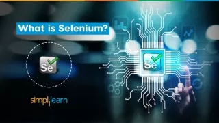 What is Selenium? | Selenium Suite Of Tools, Salary & Jobs | Selenium Training | Simplilearn