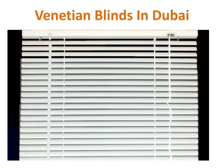 venetian blinds in dubai