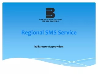 Regional SMS Service