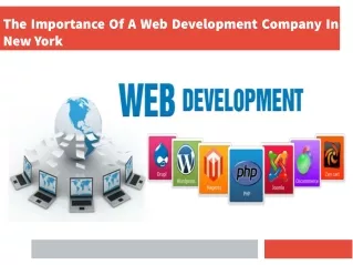 The Importance Of A Web Development Company In New York