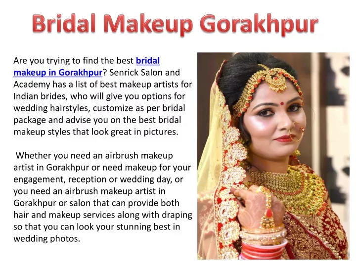 bridal makeup gorakhpur