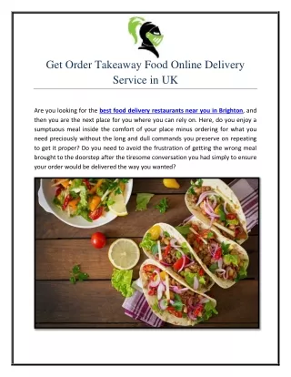 Order Takeaway Food Online in UK | Takeaway Knight