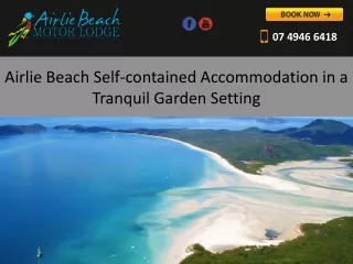 Airlie Beach Self-contained Accommodation in a Tranquil Garden Setting