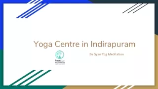 Yoga Centre in Indirapuram