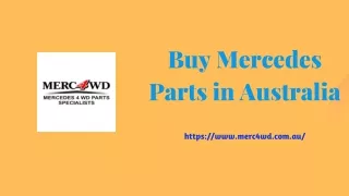 Buy Mercedes Parts in Australia