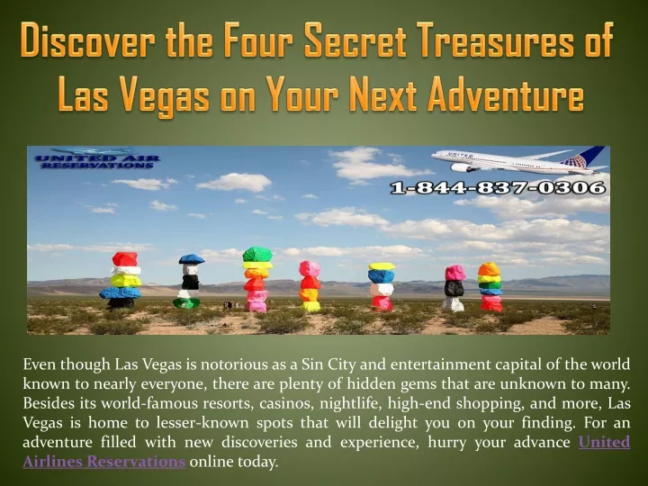 discover the four secret treasures of las vegas