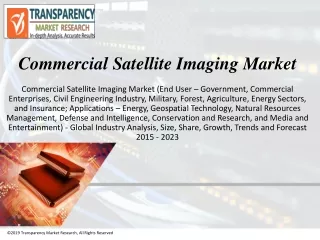 Commercial Satellite Imaging Market Size, Share | Industry Report,2023