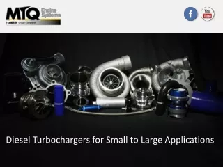 Diesel Turbochargers for Small to Large Applications