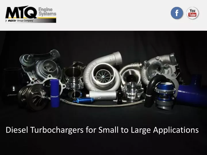 diesel turbochargers for small to large