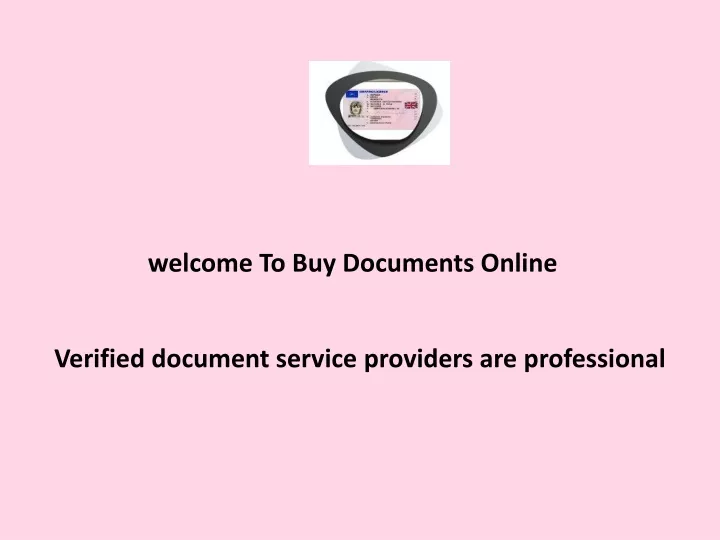 welcome to buy documents online