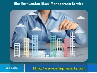Hire East London Block Management Service