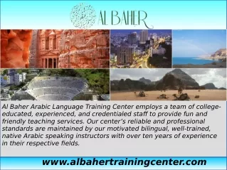 place to learn arabic in Jordan