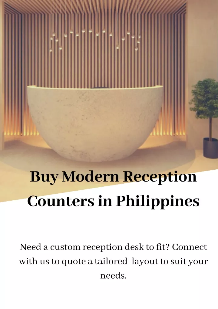 buy modern reception counters in philippines