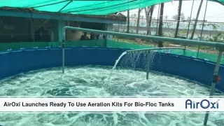AirOxi Launches Ready To Use Aeration Kits For Bio-Floc Tanks