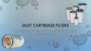 Dust Cartridge Filters Types
