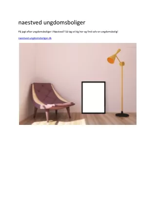 naestved ungdomsboliger