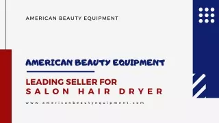 American beauty equipment-Leading seller for salon hairdryer