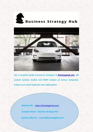 Toyota Mission statement(Business Strategy Hub)