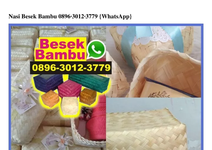 nasi besek bambu 0896 3012 3779 whatsapp