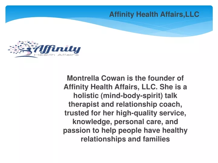 affinity health affairs llc