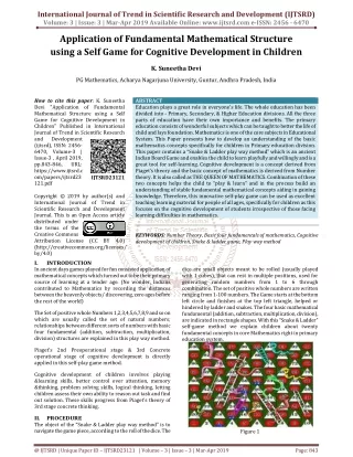 international journal of trend in scientific