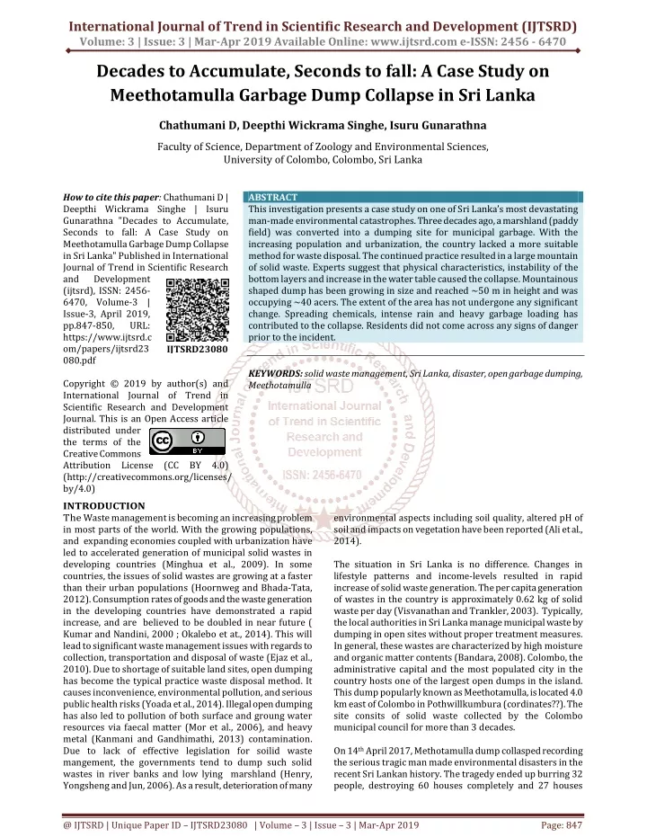 international journal of trend in scientific