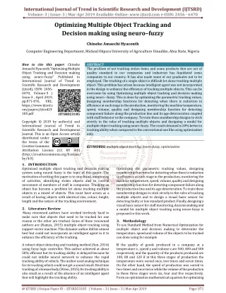 international journal of trend in scientific