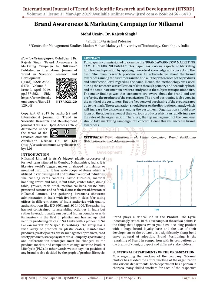 international journal of trend in scientific