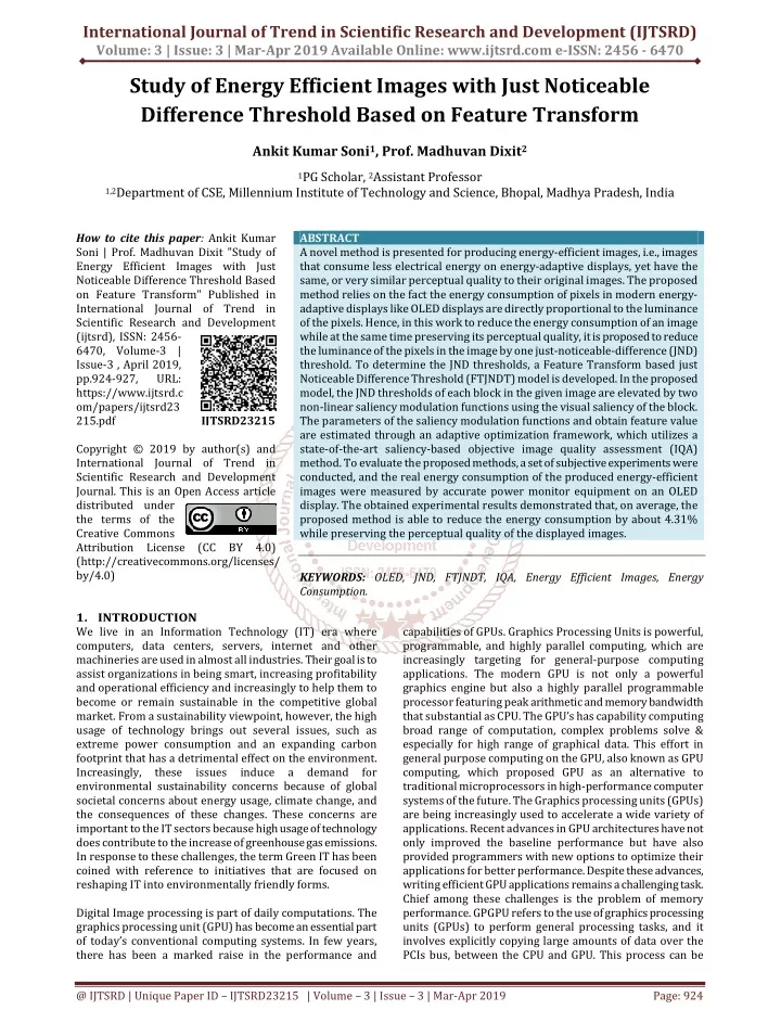 international journal of trend in scientific